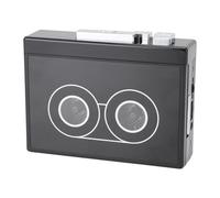 OEBUAFI Lecteur de Cassettes Portable avec Inverseur Automatique USB MP3 Convertisseur Radio FM Prise 3,5 Mm pour Numériser des Bandes Vintage (A)