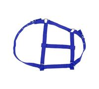 OEBUAFI Licol Réglable pour Veau de Vache, Matériau PP Souple, Construction en Nylon Haute Résistance, Ajustement Réglable pour Veau, Cheval, âne, Licou pour Bétail pour Ferme, (BLUE)