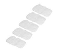 OEBUAFI Lot de 5 Accessoires de Tête de Vadrouille en Microfibre Blanche avec Fibre Haute Résistance et Design Réutilisable pour les Modèles Mop XT3010 S3111 S1001 S3101 SP100K S3250