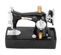 OEBUAFI Machine à Coudre Vintage Modèle Miniature, Décor de Bureau Rétro avec Artisanat en Résine Fait à la Main pour la Maison, Bar, café, Décoration de Fenêtre