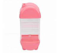 OEBUAFI Mangeoire Automatique pour Oiseaux Distributeur de Nourriture pour Oiseaux par gravité Mangeoire à Perroquets Suspendue avec Conception Anti-déversement Doublure Semi-fermée 800 ML (800 ML)
