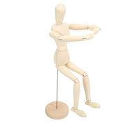 OEBUAFI Mannequin de Dessin en Bois à 14 Articulations, Modèle D'artiste, Figurine de Croquis Flexible et Posable pour Artistes, Décoration de Maison pour Enfants avec Matériau en Bois de