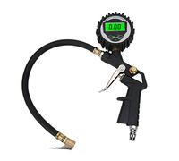 OEBUAFI Manomètre Numérique pour Pneus, Lecture Précise | Conception à poignée pistolet, mandrin étanche, utilisation portable, efficacité de la batterie