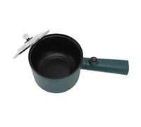 OEBUAFI Marmite électrique en Céramique émaillée Antiadhésive, Grande capacité de 1,8 L, avec 2 Modes de Température, pour Frire, Cuire à la Vapeur, Faire Bouillir, Ragoût (Prise UE 220V)