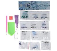 OEBUAFI Marque-pages de Broderie Diamant avec Pompon, Faciles à Réaliser pour les âges, Artisanat D'art en Résine Diamant (AA390)