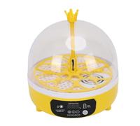 OEBUAFI Mini Couveuse à œufs, Machine à Couver à Contrôle Automatique | Construction en ABS avec Couvercle Transparent, Fonctionnement à Faible Bruit pour la Maison, L’école et L’extérieur,