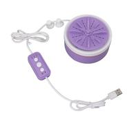 OEBUAFI Mini Machine à Laver Turbo, Lave-Linge Portable alimenté par USB avec Vitesse Réglable Chronométrée pour les Petits Plats à Linge et les Fruits (PURPLE)