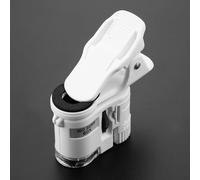 OEBUAFI Mini Microscope de Téléphone Portable à Lumière LED 9595W, Détecteur UV 60X, Mise au Point Réglable pour Le Contrôle des Devises