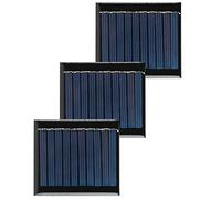OEBUAFI Mini Module de Panneau D'énergie Solaire 0,3 W 5 V pour Lampes Solaires, 3 Pièces/ensemble pour écrans Solaires Extérieurs