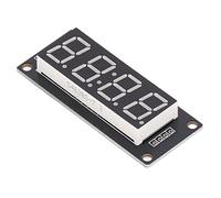 OEBUAFI Module D'affichage Numérique à 4 Chiffres, Conception PCB Prête à | Câblage précis, Installation conviviale, Application pour l\'électronique, Connexion IO à 2 broches, Affichage rouge