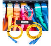 OEBUAFI Module Répartiteur Fibre Monomode SC/UPC de Haute qualité pour LAN Fibre Optique, Répartiteur FBT 1x2 avec Faible Perte de Réflexion - 1 unité Optique