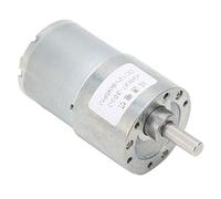 OEBUAFI Moteur à Engrenage à Vis sans Fin, Arbre Réducteur, Résistant à L'usure, Autobloquant, DC12V, 80 Tr/min, pour Différentes Tailles D'installation, JGB37-3530