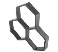 OEBUAFI Moule à Béton de Pavage pour Pas Japonais, pavé Réutilisable de | Construction en Résine PP, Moule de Jardin, Motif Géométrique, Compatible avec les Allées en Ciment et L’aménagement
