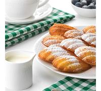 OEBUAFI Moules à Madeleines en Silicone Antiadhésif, 9 Cavités, pour | Silicone de qualité Alimentaire LFGB, Résistant au Four et au Congélateur jusqu’à 230°C, Moule de Cuisson Réutilisable