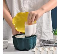OEBUAFI Multi Grille Pot à Épices pour Assaisonnement (Couleur assortie_1) | Boîte intérieure amovible, manipulation pratique, construction en plastique, comprend une petite cuillère
