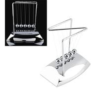 OEBUAFI Newtons Berceau, Jouet de Bureau Pendule Scientifique Physique avec Boules D'équilibre en Acier, pour Décoration de Bureau, Ornement de Maison, Cadeau éducatif