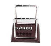 OEBUAFI Newton's Cradle Balance Ball Jouet, Pendule de Bureau Swing Physique Science Bureau Décor Éducatif Ornement Cadeau pour Étude à Domicile (Boule de Billard carrée Moyenne)