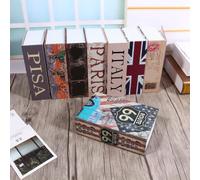 OEBUAFI OEBUAFI Coffre-fort avec Dictionnaire de sécurité, Rangement en ABS et Alliage D'aluminium pour Objets de Valeur, Bijoux en Espèces, avec 2 Clés, pour les Voyages à (Type de rêve américain)