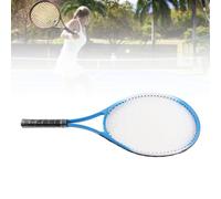 OEBUAFI OEBUAFI Raquette de Tennis D'entraînement de Compétition pour Débutants de 27 Pouces avec Poignée Confortable pour Adultes Femmes Hommes, Matériau en Alliage D'aluminium et de Nylon (Black)