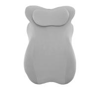 OEBUAFI Oreiller compensé en Mousse à Mémoire de Forme, Oreiller de Soutien Multi-Positions avec Housse en Soie Glacée, Tissu de Yoga pour Lire L'élévation des Jambes Endormies (Gris Clair)