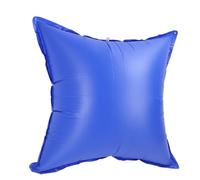 OEBUAFI Oreiller de Protection Gonflable pour Piscine en PVC épais pour Piscines Hors Sol, Fermeture Hivernale, Matériau Bleu Imperméable 120 Cm avec Corde, Flotteurs et Accessoires (Carré bleu foncé)