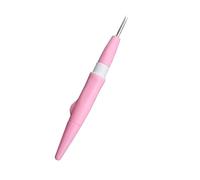 OEBUAFI Outil de Stylo à Aiguille de Broderie, Aiguille à Enfiler Feutrage avec 3 Aiguilles Fines pour Bricolage, Artisanat en Laine, Fabrication de Motifs en Feutre, Outils (Rose)