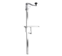 OEBUAFI Ouvre-boîte Manuel Commercial Robuste, Ouvre-boîte de Table, à Manivelle en Acier Inoxydable avec Poignée Confortable pour Canettes jusqu'à 11 Pouces