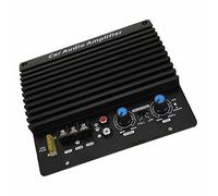 OEBUAFI Panneau D'Amplificateur de Voiture Professionnel 12V, Amplificateur de Plaque de Caisson de Basses en Alliage D'aluminium Haute Puissance, Caisson de Basses Facile à Pousser pour Voiture