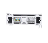 OEBUAFI Panneau de Câble Réseau CAT6 avec Conception Pratique à 8 Ports pour Données Vocales Audio Vidéo Câbles à Fibre Optique Temps de Branchement Pas Moins de 800 Vis de Fixation de Fixation