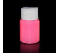 OEBUAFI Peinture Acrylique Fluorescente Qui Brille dans le Noir, Peinture Lumineuse Non Toxique, Parfaite pour l'artisanat et la Décoration de la Maison (Rose rouge)