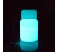 OEBUAFI Peinture Acrylique Fluorescente Qui Brille dans le Noir, Peinture Lumineuse Non Toxique, Parfaite pour l'artisanat et la Décoration de la Maison (Bleu vert)