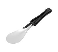 OEBUAFI Pelle à Glace, Cuillère de Service à Tête Large en Acier (BLACK)