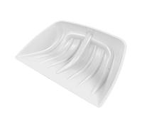 OEBUAFI Pelle à Neige, Lame en PP Durable pour Gravier, Feuilles (White)