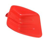 OEBUAFI Pelle à Neige Rouge Capacité Profonde PP Plastique (1501-3) | Construction durable, facile à réparer, idéal pour la neige, les débris de jardin, sans danger pour les enfants.