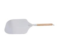 OEBUAFI Pelle à Pizza en Aluminium, Spatule à Pizza à Manche en Bois Extra Long avec Construction Robuste pour Transférer en Toute sécurité le Gâteau à Fait Maison depuis le Four