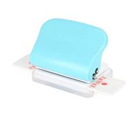 OEBUAFI Perforatrice Réglable, Perforatrice Manuelle Multi-trous pour Papier A4, A5 et B5 avec Règle Intégrée et Boîte à Chutes, Positionnement Rapide pour Reliure Créative DIY