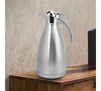 OEBUAFI Pichet Isotherme Sous Vide de 2l, Cafetière en Acier Inoxydable, Carafe étanche avec Poignée Ergonomique pour Boissons Chaudes et Froides