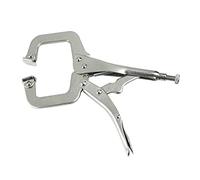 OEBUAFI Pince Faciale pour le Travail du Bois, Pression Réglable, Ouverture Maximale de 40 Mm, Corps de Serrage en Acier, Tête en Acier à Haute Teneur en Carbone, Longueur de 175 Mm, Amateurs de