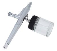 OEBUAFI Pistolet de Pulvérisation Aérographe à Double Action, Alimentation par gravité, avec Aiguilles de 0.2mm, 0.3mm, 0.5mm, pour le Maquillage, la Décoration de Gâteaux, Nail Art, 20ml