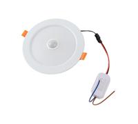 OEBUAFI Plafonnier LED avec Détecteur de Présence Humaine, Spot encastré | Construction en Aluminium + PC, AC85-265V, 6000K/3000K Sélectionnable, Portée du Capteur de 3-6 M, Délai de 27 S, Idéal