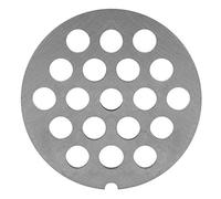 OEBUAFI Plaque de Hachoir à Viande, Disque de Hachoir en Acier au Carbone avec Options de Trous de 3 Mm, 5 Mm et 7,5, Pièce de à Viande Lavable au Lave-vaisselle pour un (Petit trou rond 8mm)