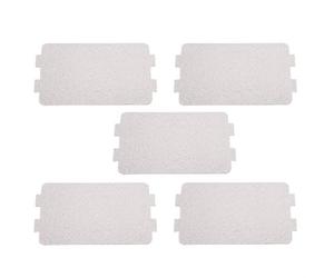 OEBUAFI Plaque de Mica pour Four à -ondes, Matériau Isolant Haute Température, Ensemble de 5 Pièces pour la Réparation des Appareils Ménagers, Remplacement 116 X 64mm