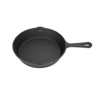 OEBUAFI Poêle en Fonte, Mini Poêle Préassaisonnée de 16,5 Cm pour Four et | Répartition Uniforme de la Chaleur, Construction en Fonte, Compatible avec le Four jusqu’à 500°F, Compatible avec le Gril