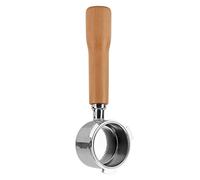 OEBUAFI Poignée en Bois 51 Mm Porte-filtre à café sans Fond Conception D'observation Facile à Nettoyer pour EC0680 EC0685 Italien, EUPA, SMAG, SEVERIN KA5995 Allemand (C1 Hêtre)