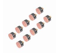 OEBUAFI Pointe de Poteau de Queue de Billard, Accessoire de Matériel de Bricolage Souple et Résistant à l'usure pour Les Amateurs de Billard, 10 Pièces de Rechange (12mm)