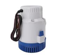 OEBUAFI Pompe de Cale Automatique 3000GPH Pompe Submersible à Eau avec Protection contre la Marche à Sec Moteur Refroidi à L'eau pour étangs Piscines Spas Bateau RV (12V)