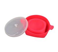 OEBUAFI Popper à Pop-corn en Silicone pour -ondes avec Couvercle, Bol à Pop-corn Pliable, sans BPA, Passe au Lave-vaisselle pour des Collations Saines en 2 à 4 Minutes (Rouge rosé)