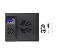 OEBUAFI Porte Automatique de Poulailler, Contrôle de Minuterie avec Affichage LED pour la sécurité des Volailles, Ouvre-Porte Horizontal pour Poulets, Canards et Oies (Black)