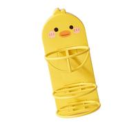 OEBUAFI Porte-éponge de Maquillage en Forme de Canard Autocollant sans Trace, avec Plusieurs Fentes pour le Stockage des Bouffées de Poudre, pour Vanités de Maison, Plastique Durable, 1 unité
