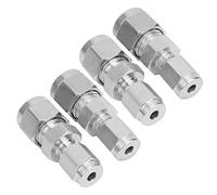 OEBUAFI Raccord de Tube à Compression, Adaptateur en Acier Inoxydable | Conception à vis rapide, résistance à la corrosion, facile à remplacer, pour réduire les diamètres, compatibilité avec les